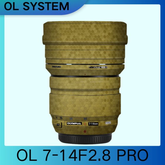 Lentes Olympus OL7-14F2.8 PRO - Pele câmera, adesivo câmera - com alta resistência a arranhões, à prova d'água e com design elegante.